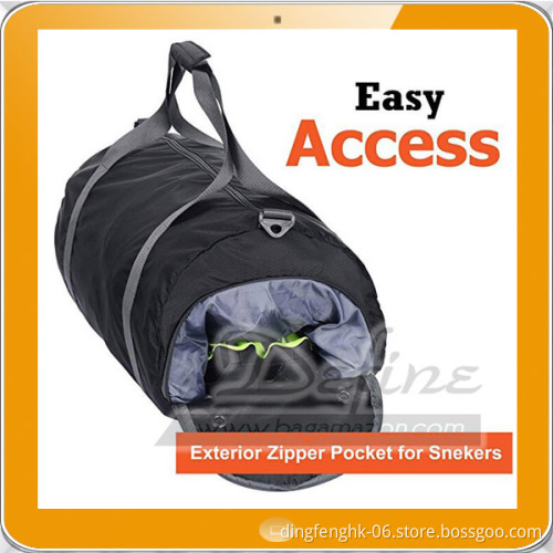 Durable sports fitness duffle bag for gym